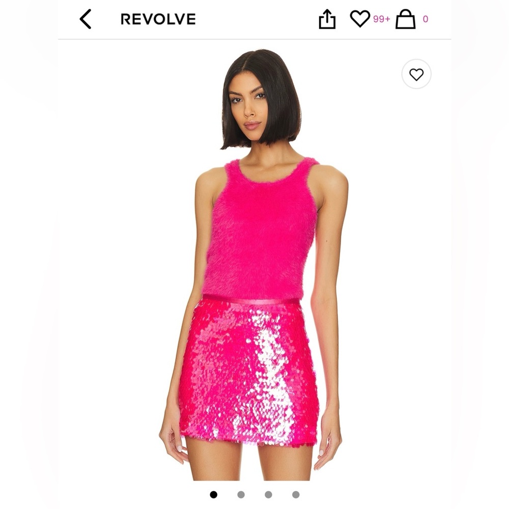 Le Superbe "Jolly Rancher" Sequin Mini Skirt - size 2, NWT!!